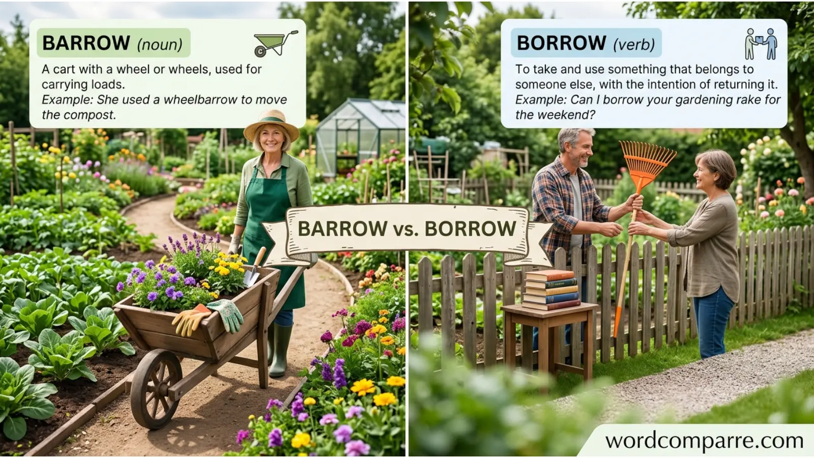 barrow or borrow