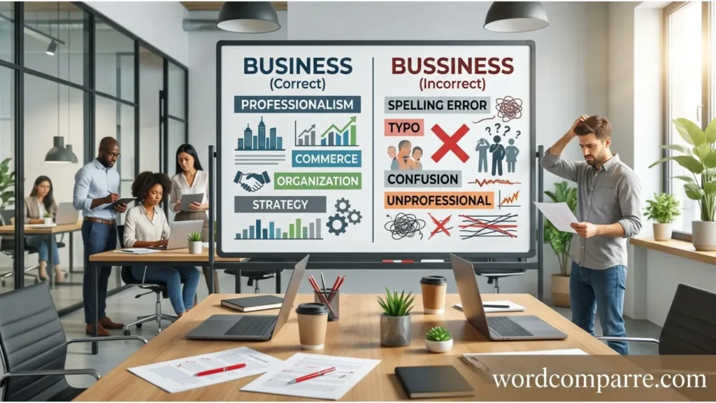 Business vs Bussiness Comparison