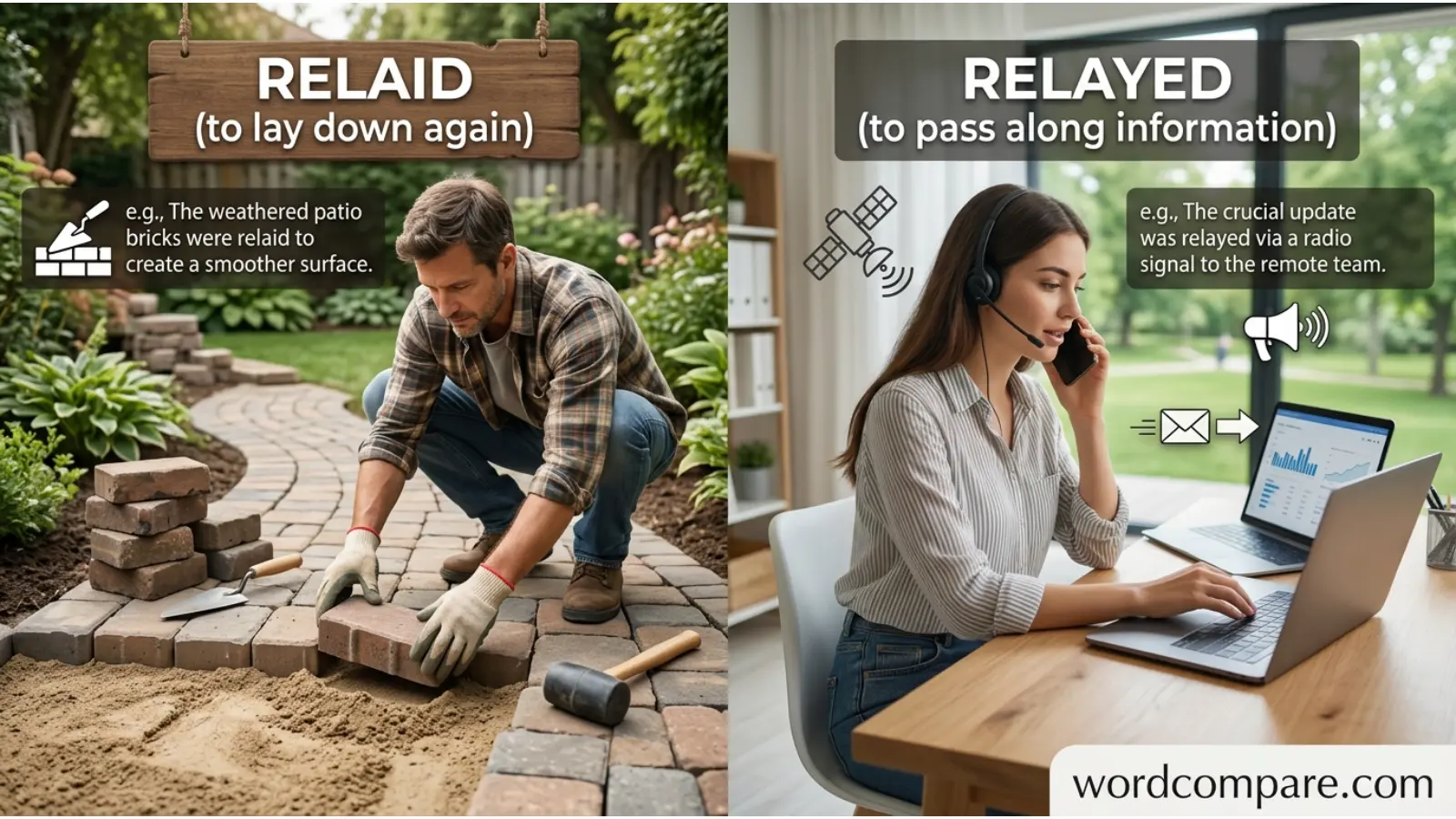 relaid or relayed