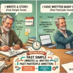 wrote vs written