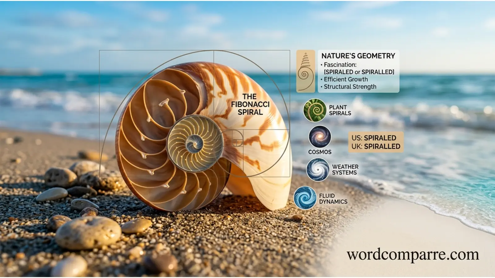 Spiraled or Spiralled
