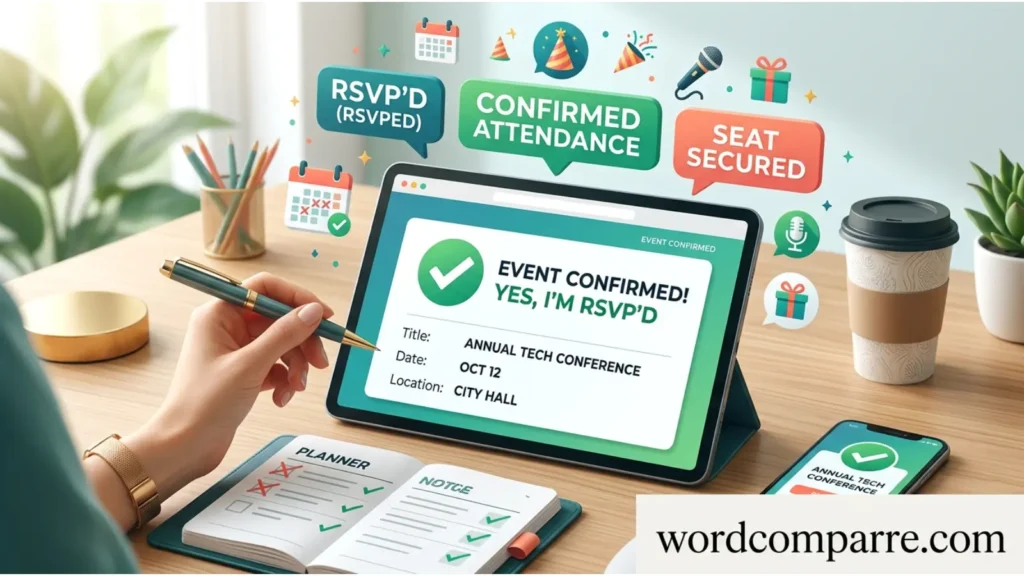 Real Life Examples Of rsvp'd