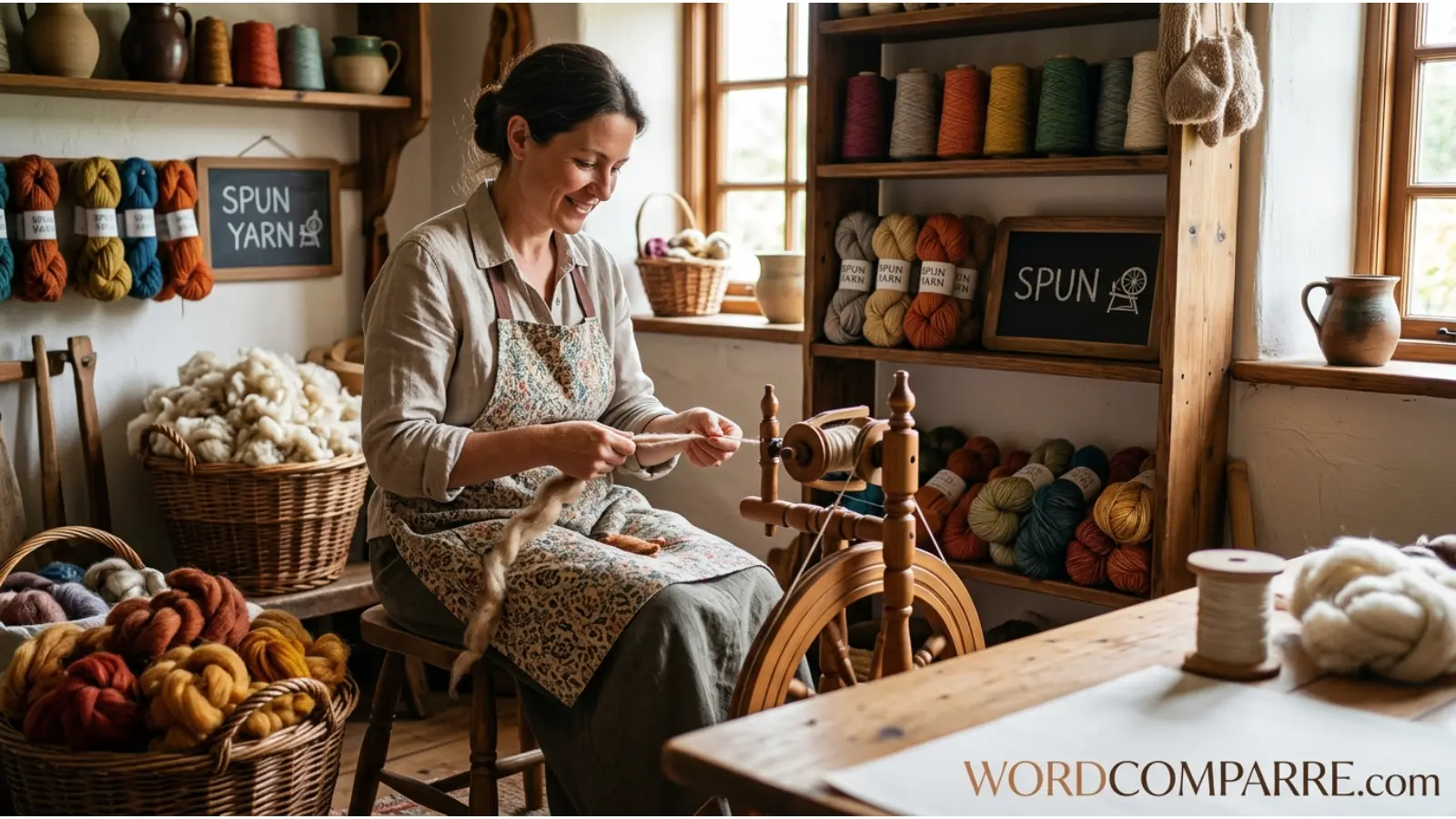 spun or spinned