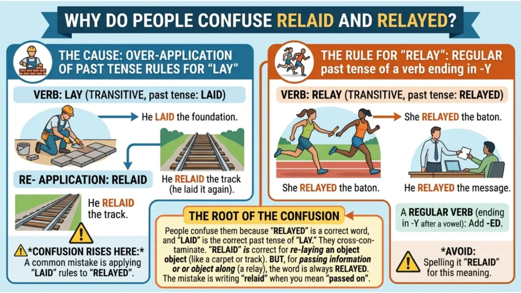 Why Do People Confuse Relaid and Relayed?