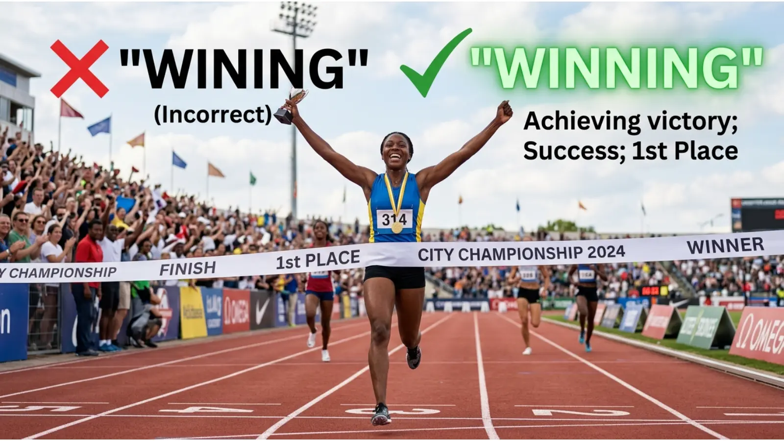 wining or winning