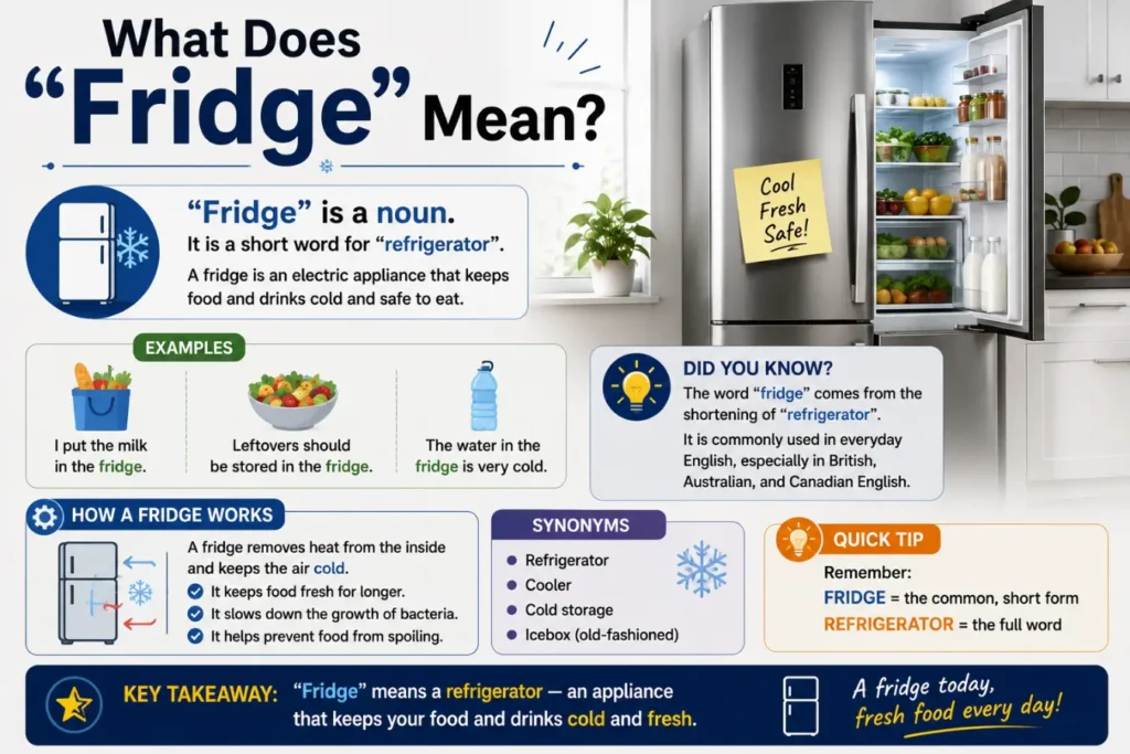 Frige or Fridge