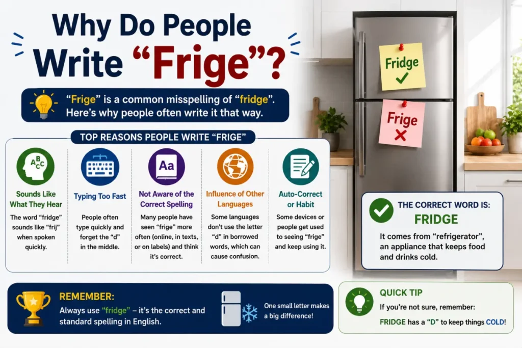Frige or Fridge