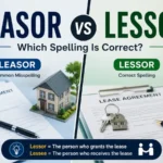 Leasor vs Lessor
