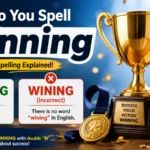 How Do You Spell Winning