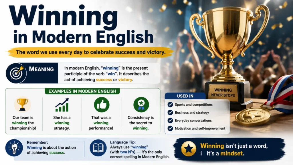 How Do You Spell Winning