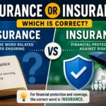 Ensurance or Insurance