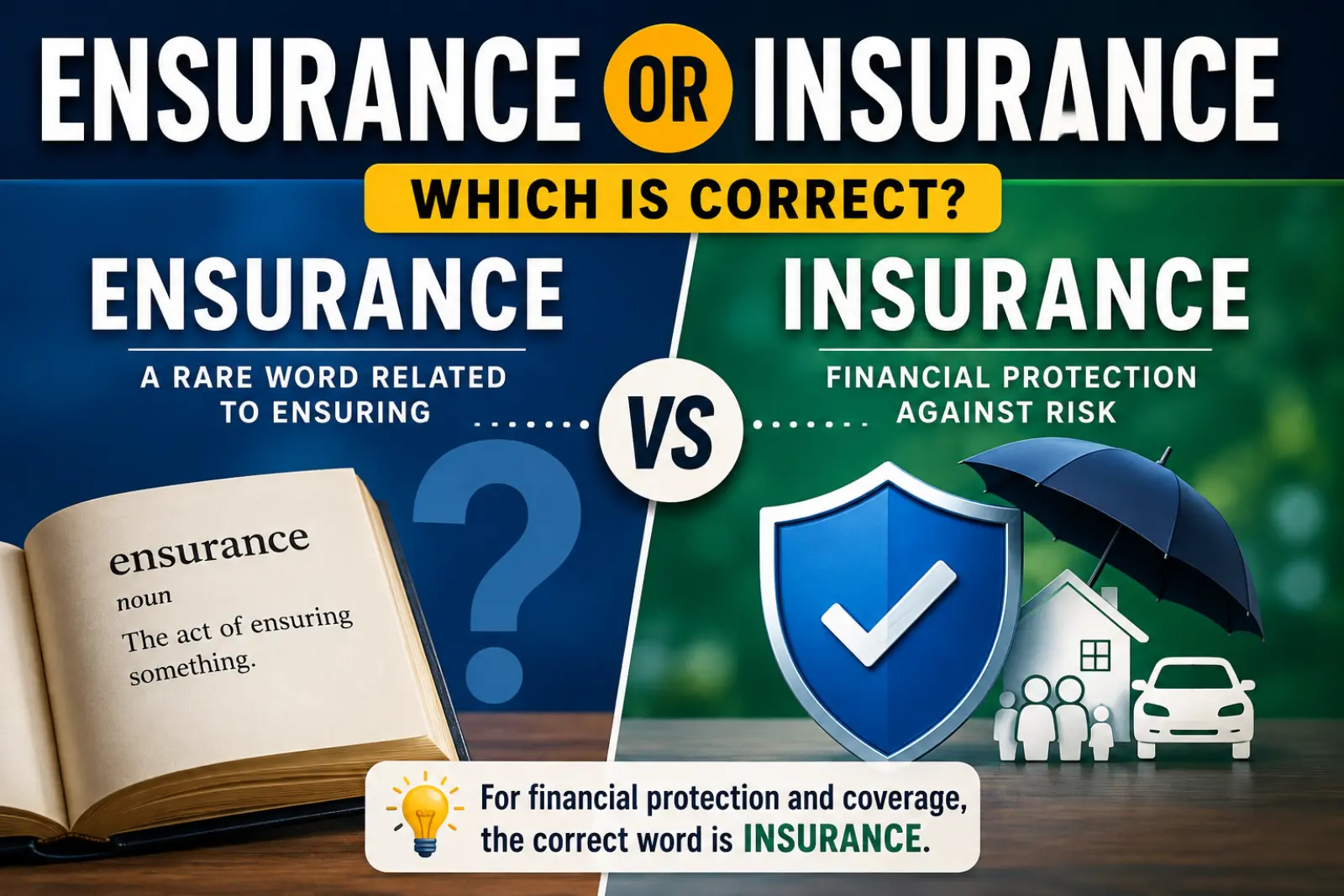 Ensurance or Insurance