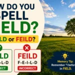 How Do You Spell Field