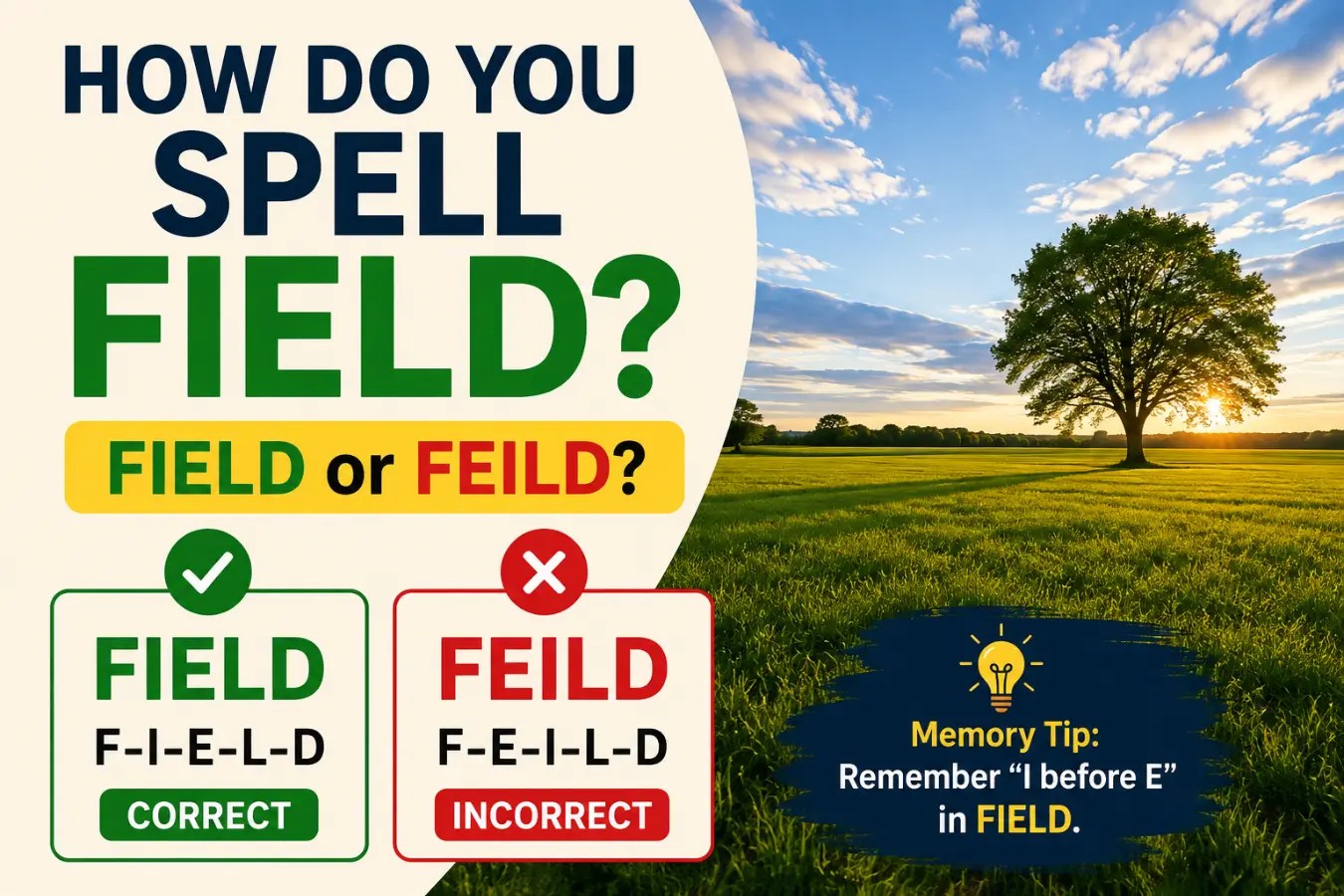 How Do You Spell Field