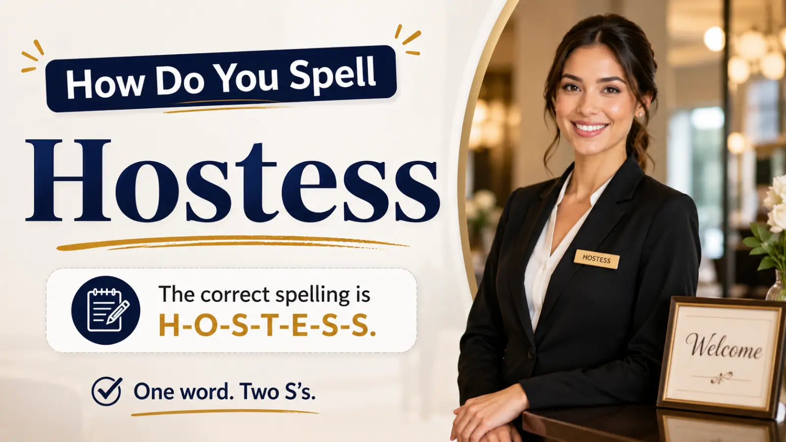 How Do You Spell Hostess