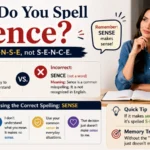 How Do You Spell Sence
