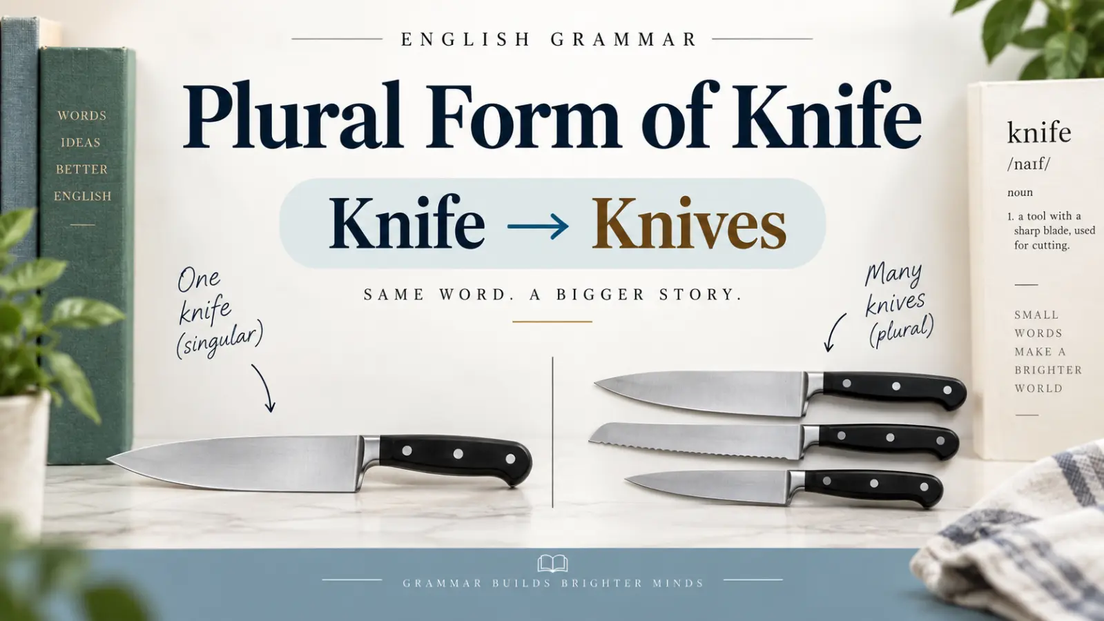 Plural Form of Knife