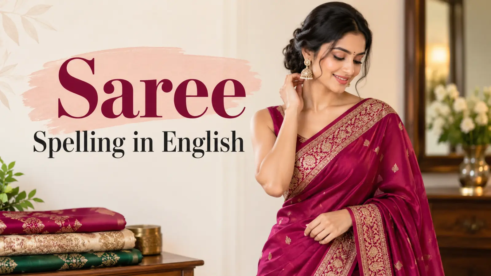 Saree Spelling in English