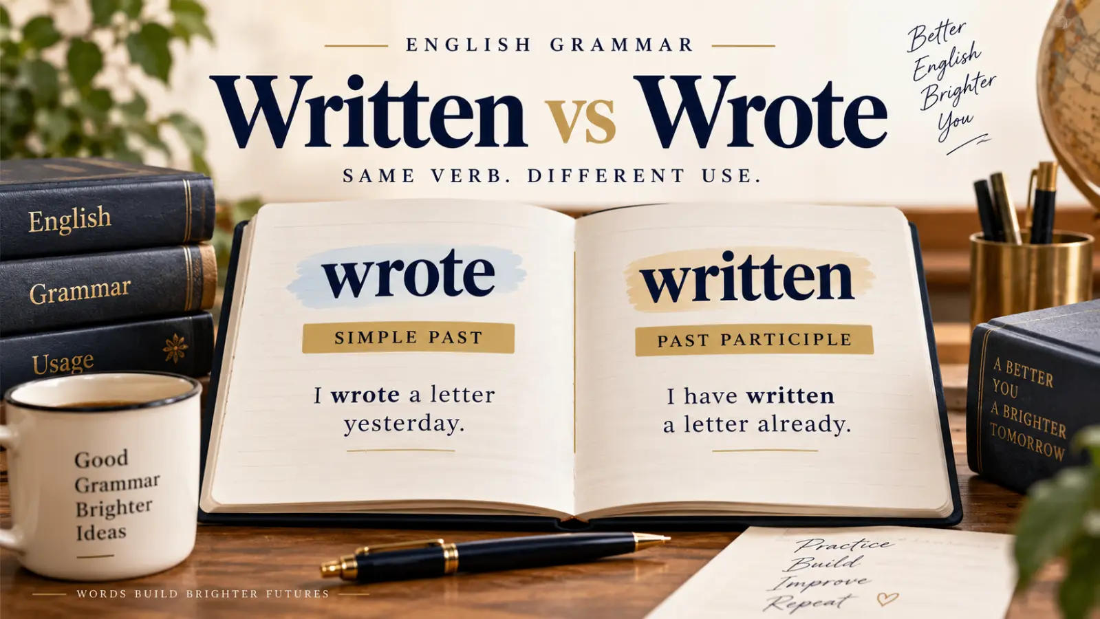 Written vs Wrote