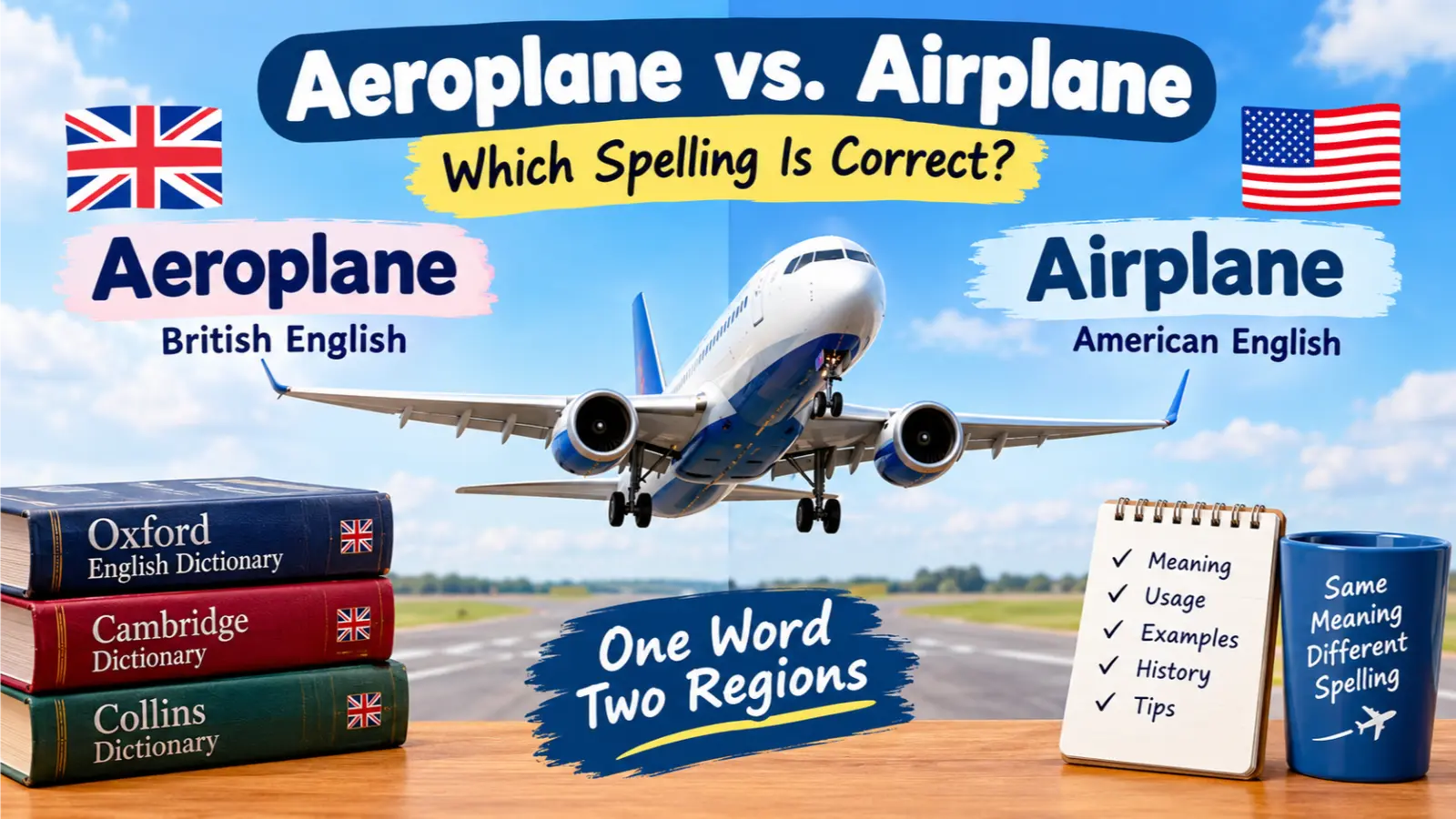 Aeroplane vs. Airplane