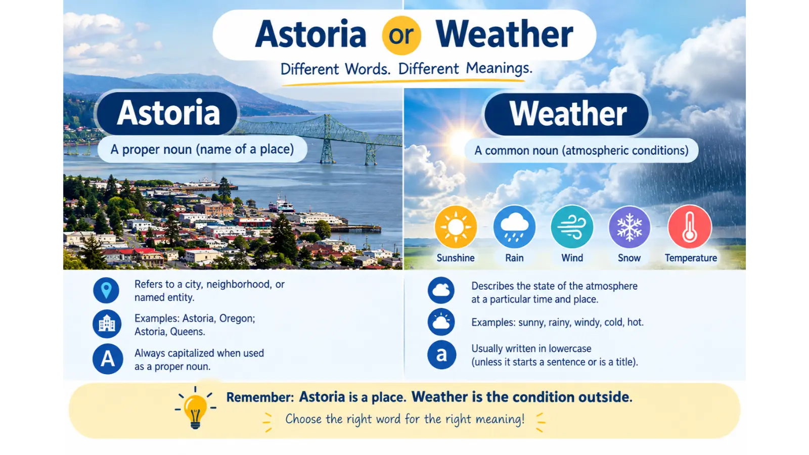 Astoria or Weather