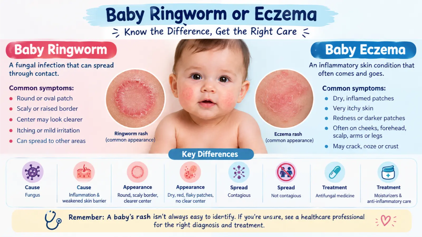 Baby Ringworm or Eczema