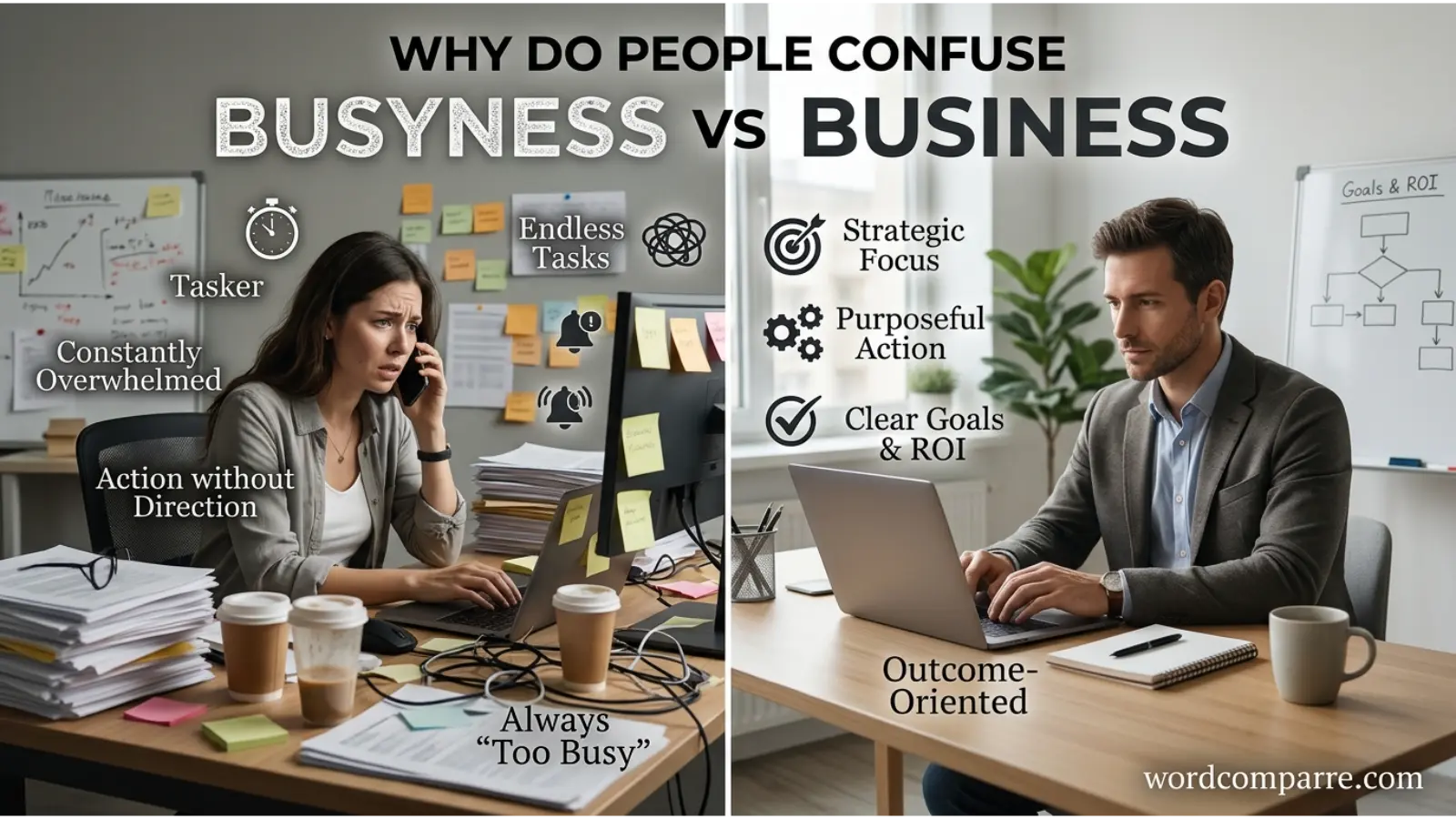 Why Do People Confuse Busyness and Business?