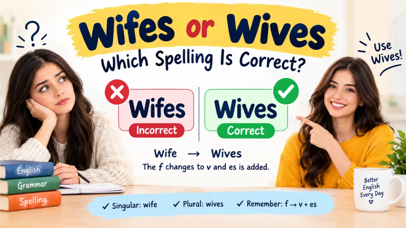 wifes or wives