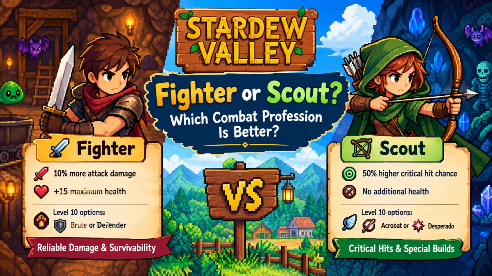 Stardew Valley Fighter vs. Scout