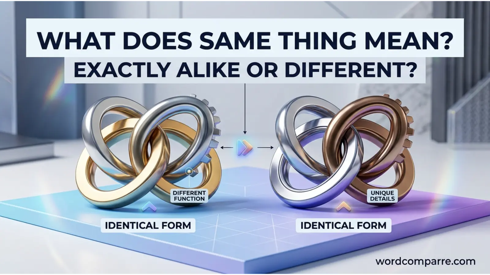 What Does Same Thing Mean?