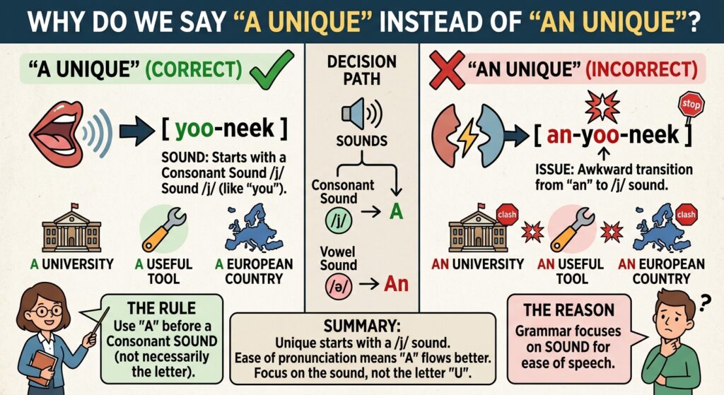 Why Do We Say A Unique Instead of An Unique?