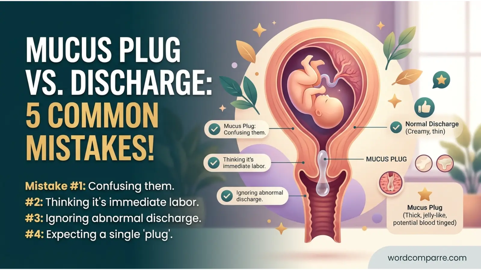 Common Mistakes About Mucus Plug and Discharge