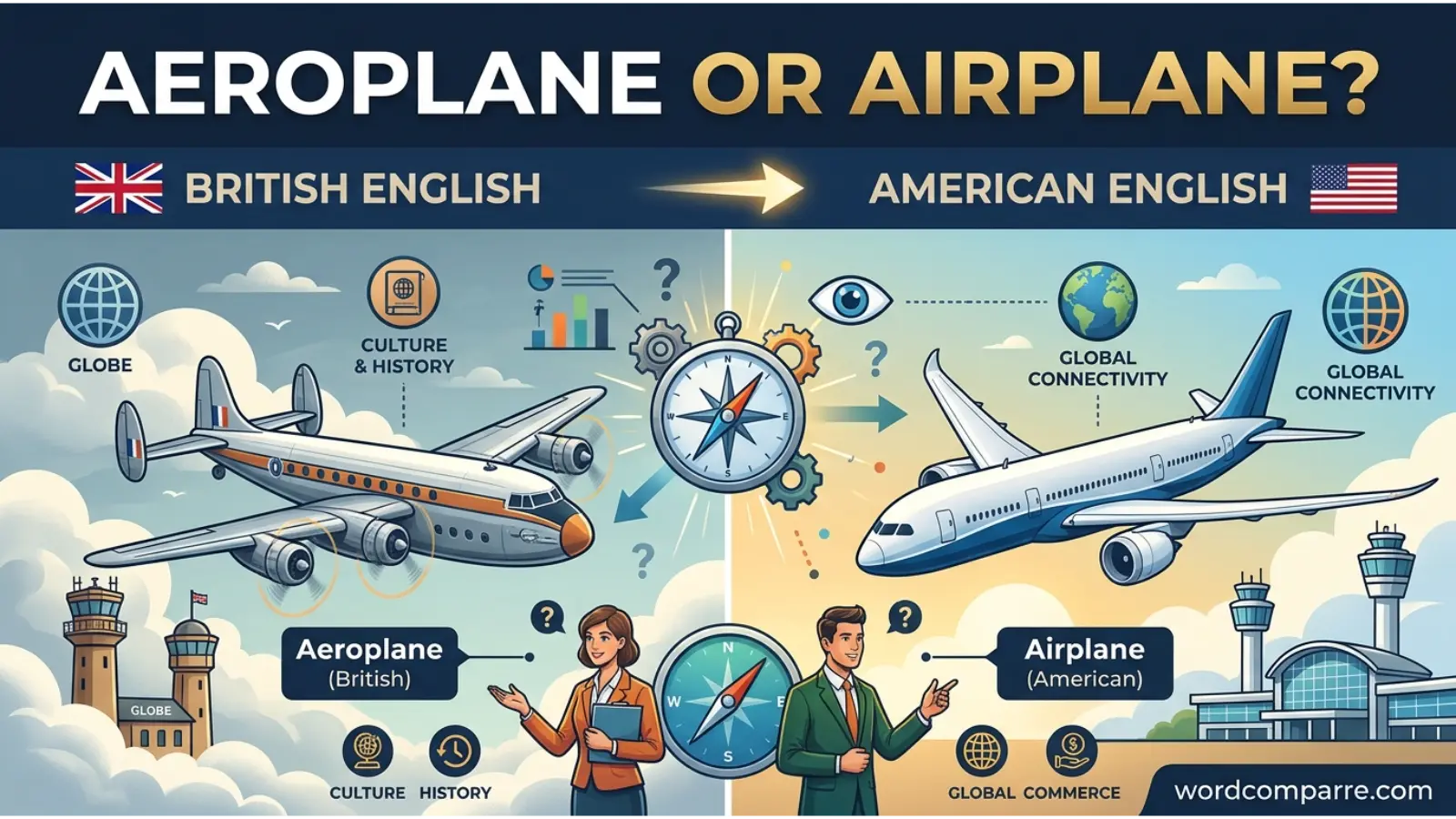 Aeroplane or Airplane