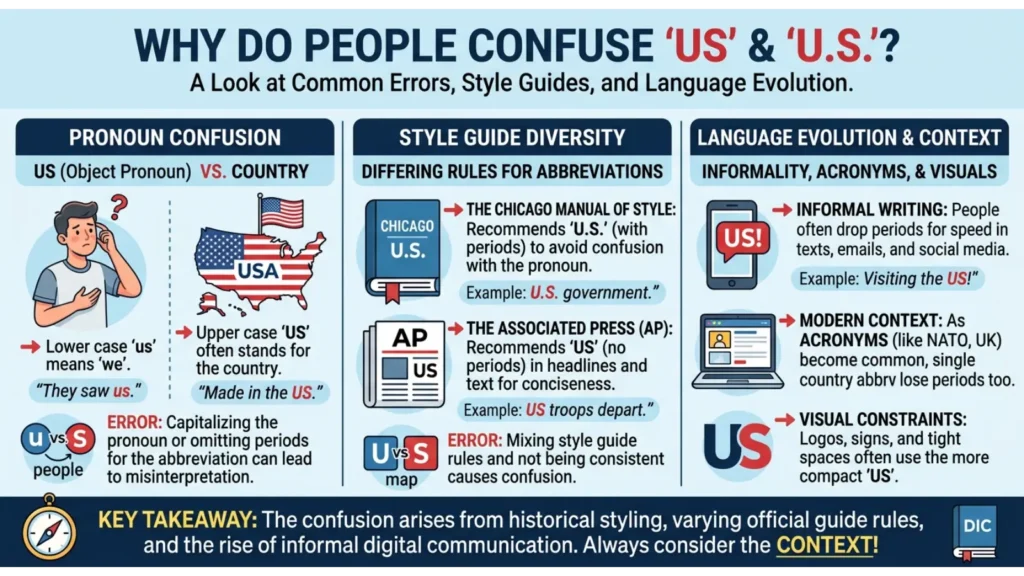 Why Do People Confuse US and U.S.?
