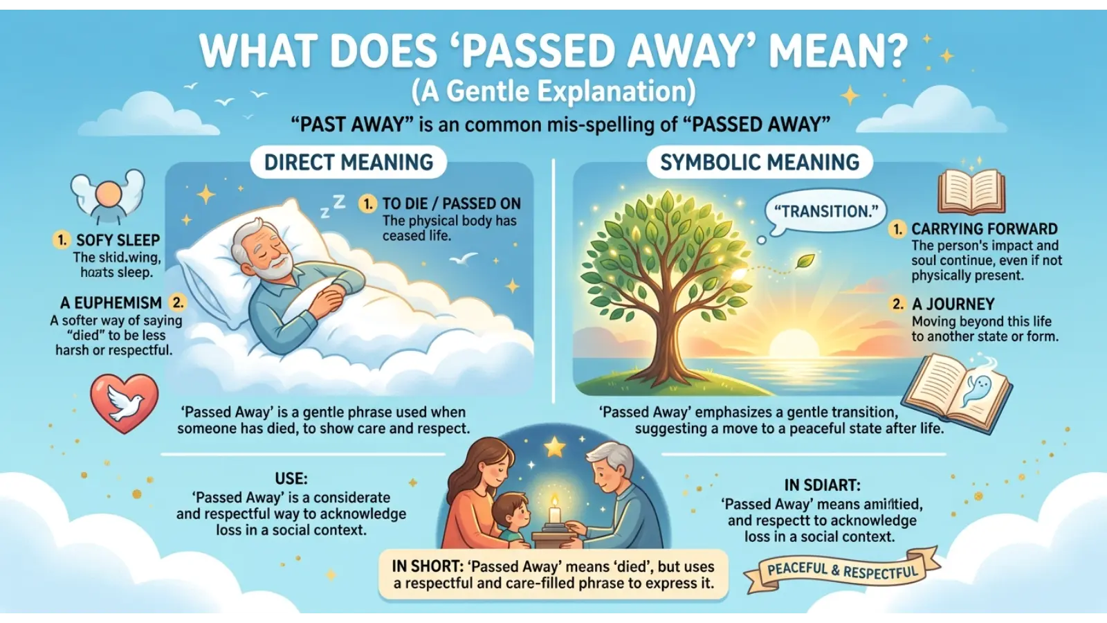 What Does Past Away Mean?