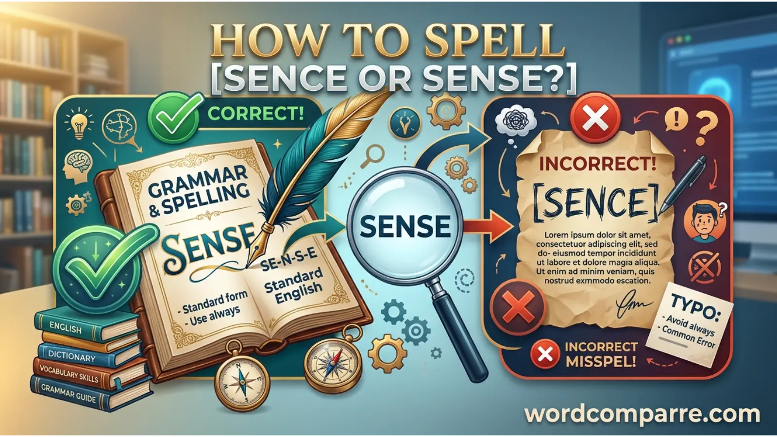 How to Spell Sence or Sense