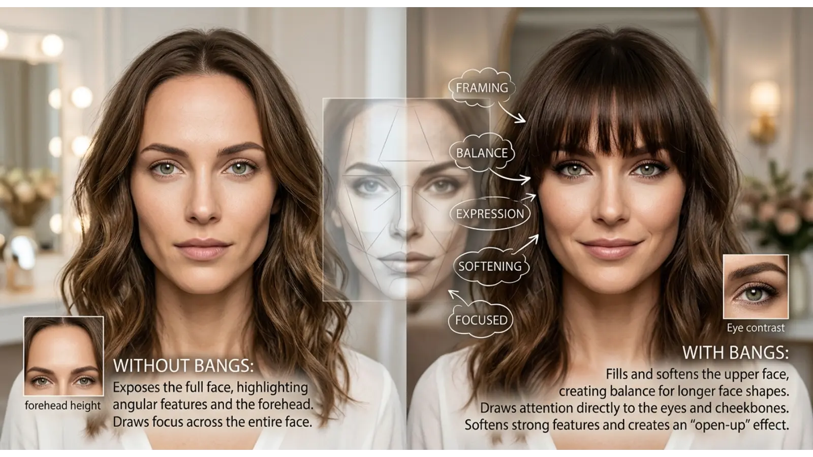 How Do Bangs Change Your Appearance?