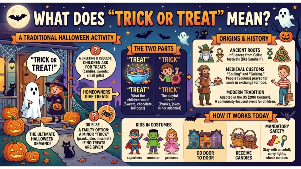 What Does Trick or Treat Mean?
