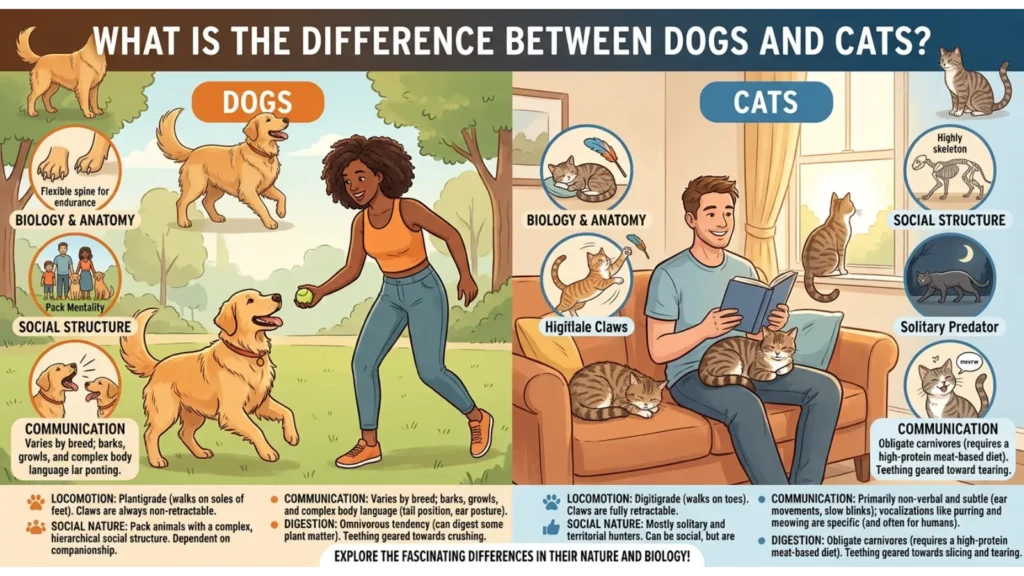 What Is the Difference Between Dogs and Cats?