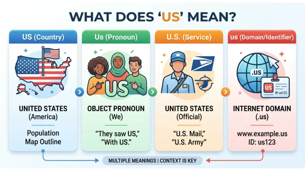What Does US Mean?