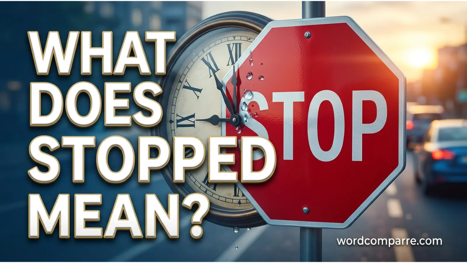 What Does Stopped Mean?