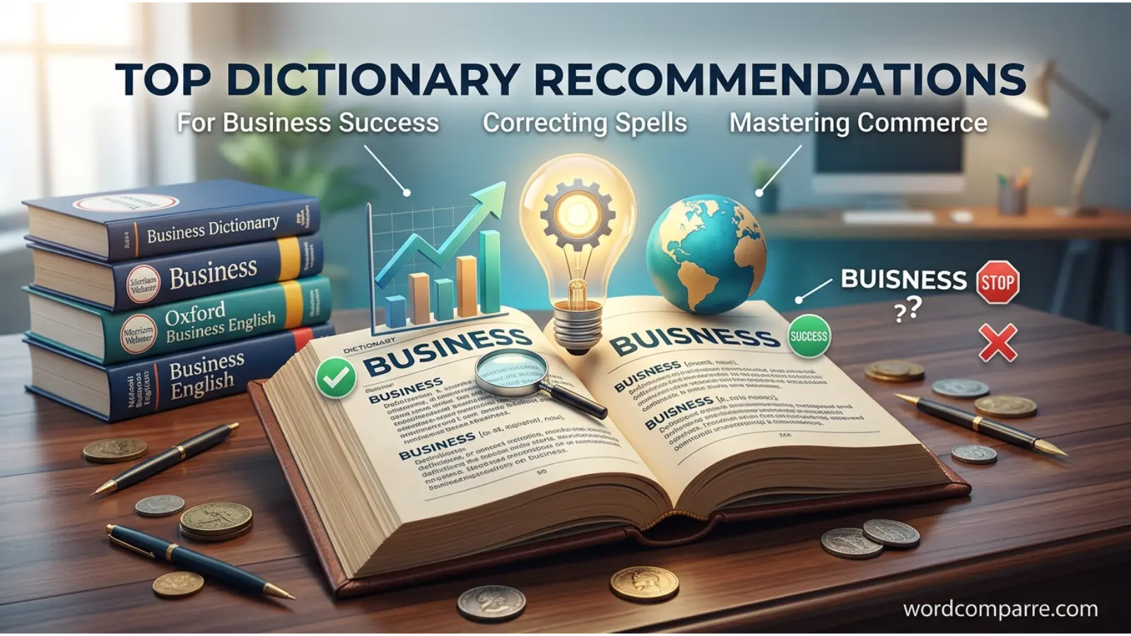 Dictionary Recommendations for Business or Buisness