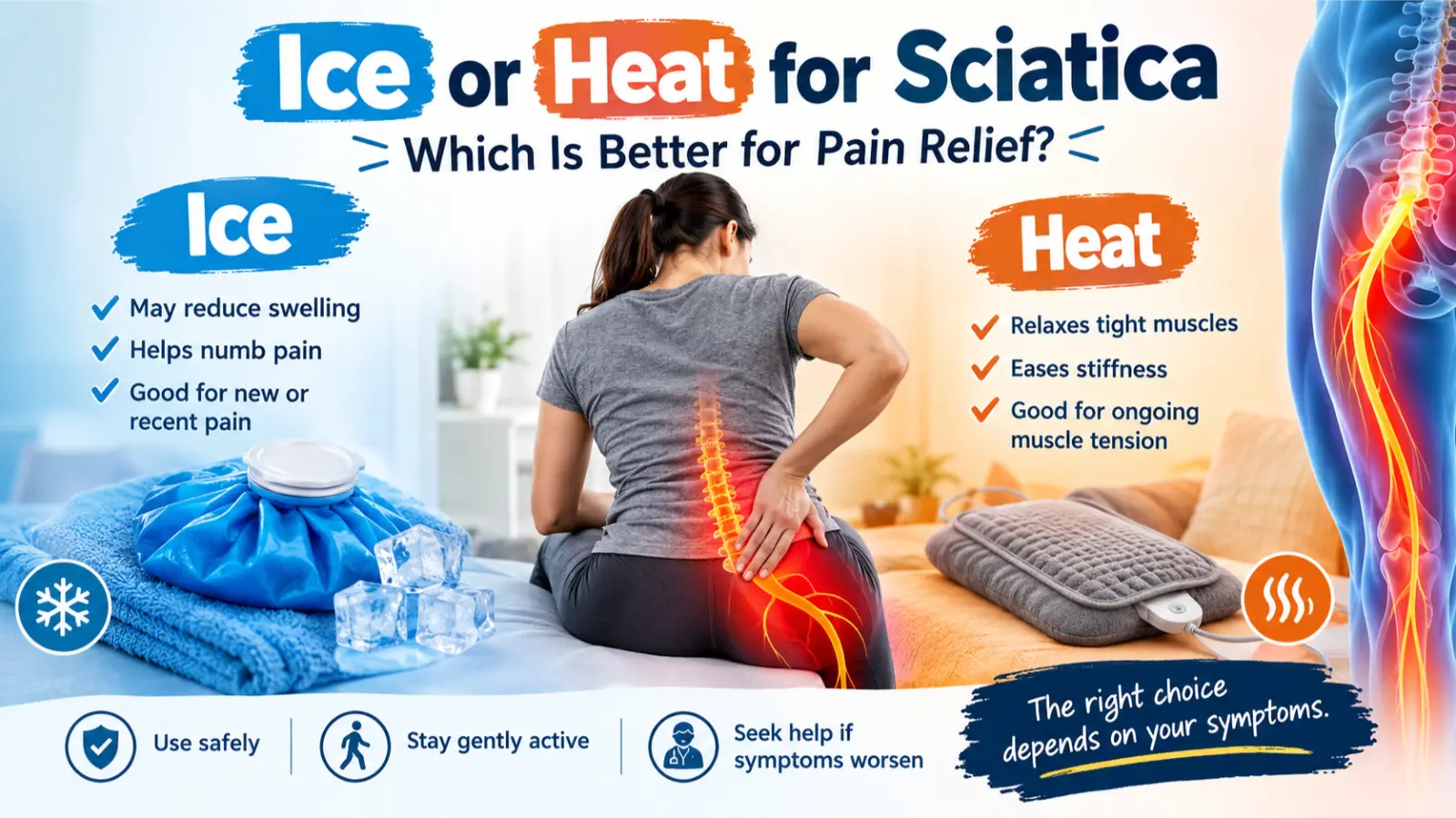 Ice or Heat for Sciatica