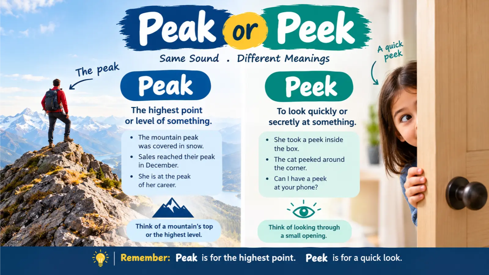 Peak or Peek