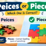 Peices or Pieces