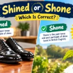 Shined or Shone