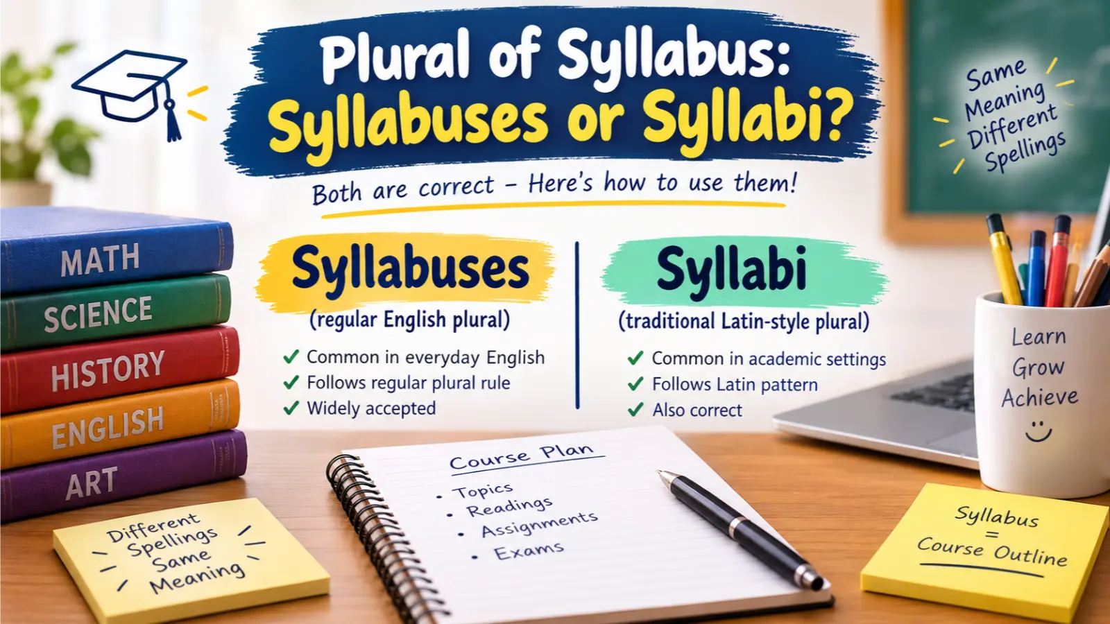 plural of syllabus