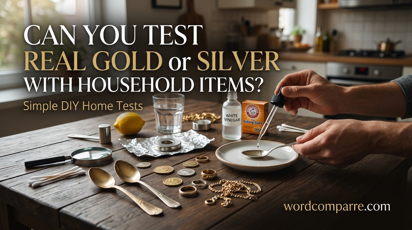 Can You Test Real Gold or Silver with Household Items?